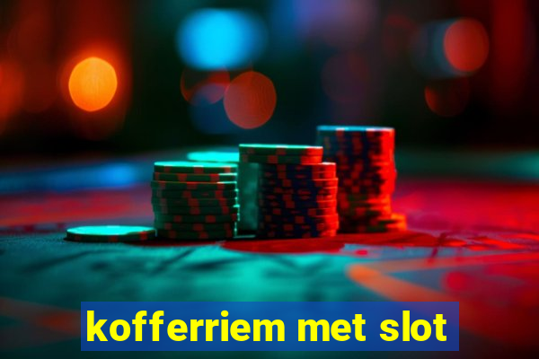 kofferriem met slot