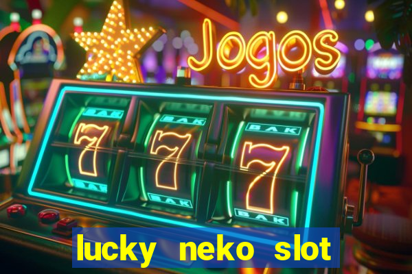 lucky neko slot logo png