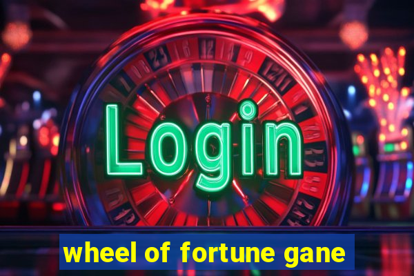 wheel of fortune gane