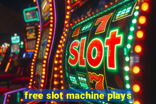 free slot machine plays