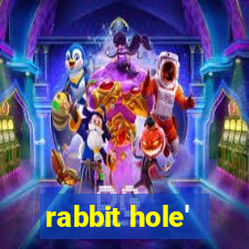 rabbit hole'