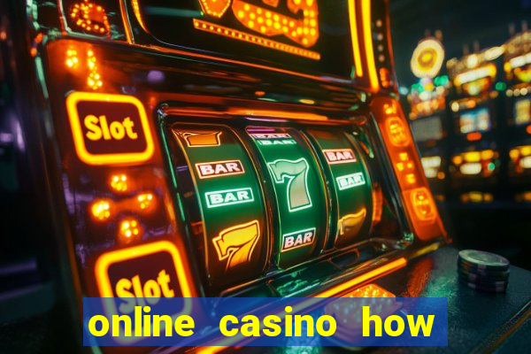 online casino how to win