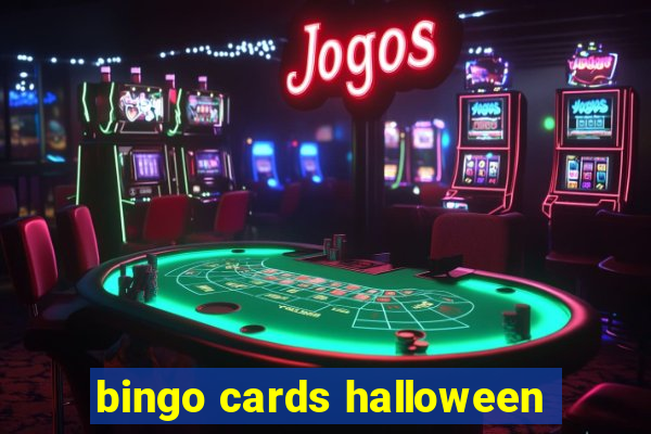 bingo cards halloween