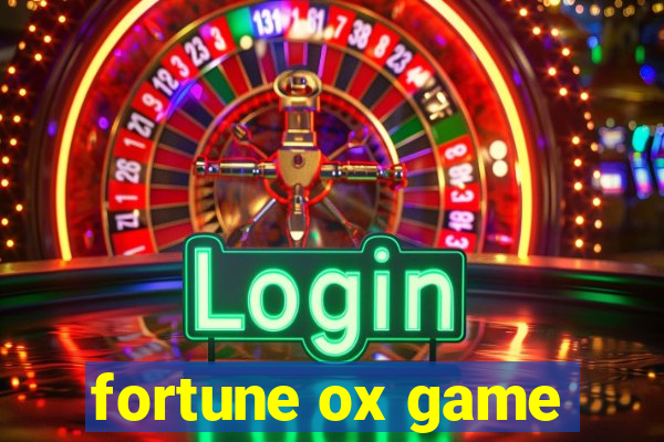 fortune ox game