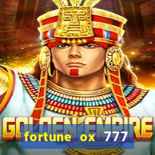 fortune ox 777 fortuna 77