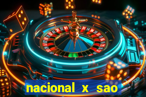 nacional x sao paulo palpites