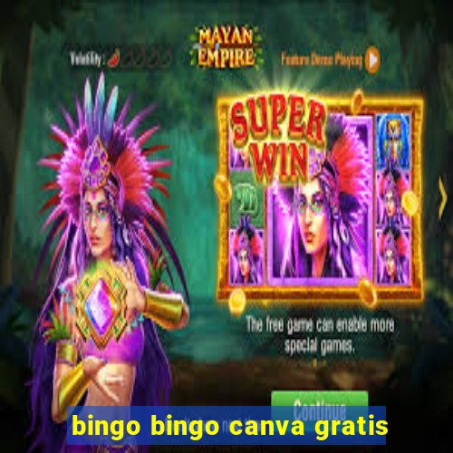 bingo bingo canva gratis