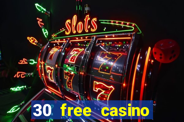 30 free casino bonus no deposit