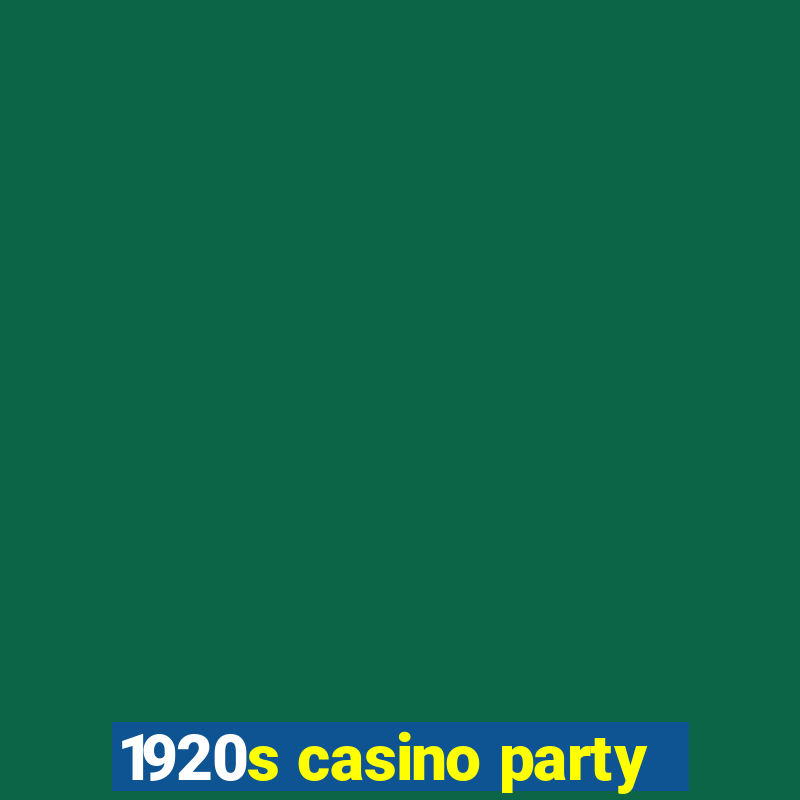 1920s casino party