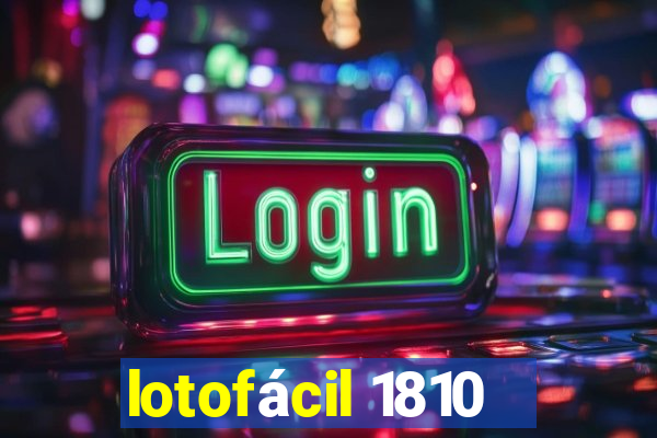 lotofácil 1810