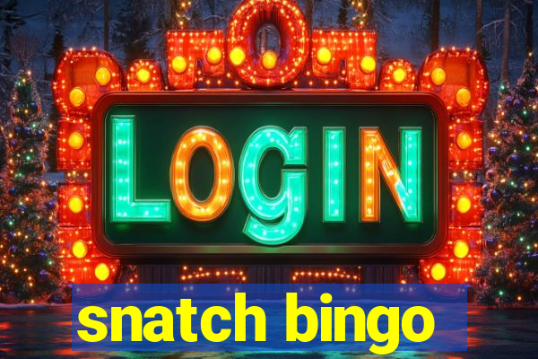 snatch bingo