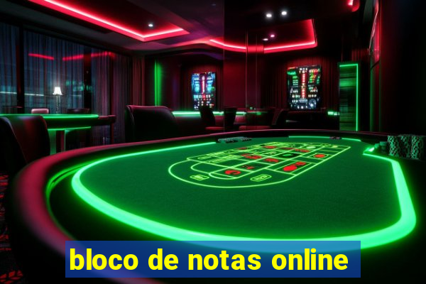 bloco de notas online