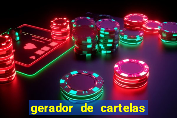 gerador de cartelas de bingo 1 a 99