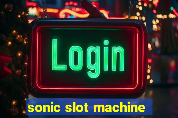 sonic slot machine