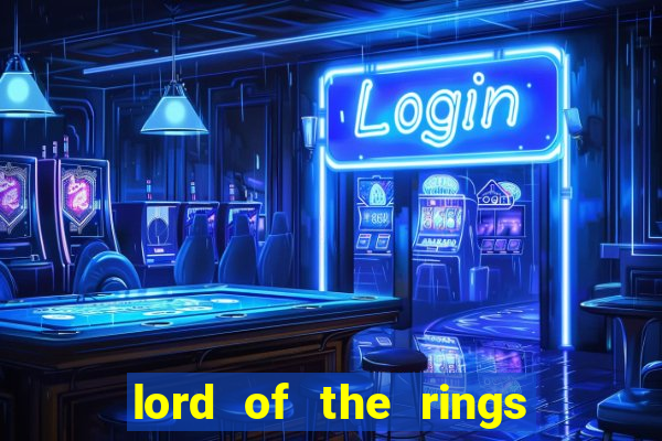 lord of the rings slot machine