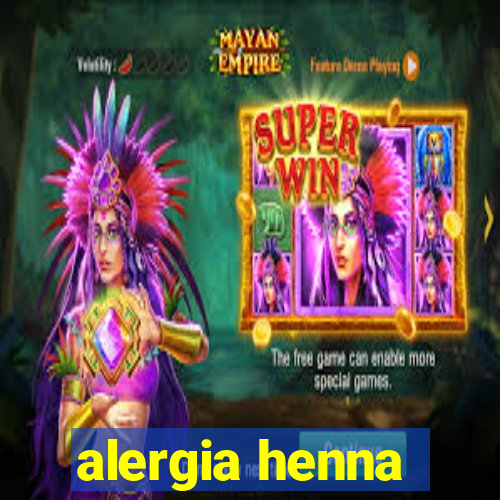 alergia henna