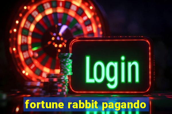 fortune rabbit pagando