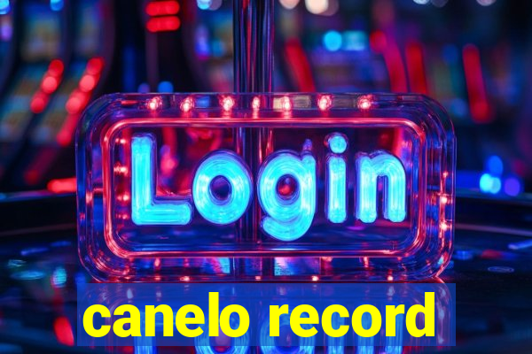 canelo record