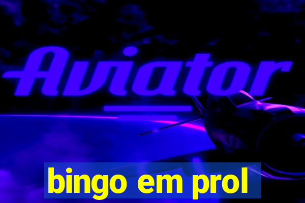 bingo em prol