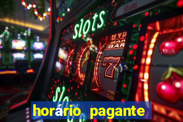 horário pagante fortune tiger