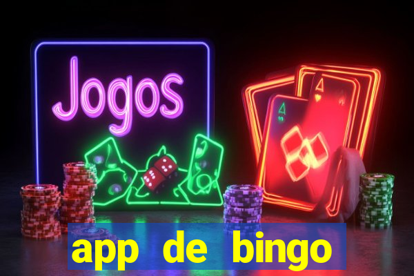 app de bingo valendo dinheiro