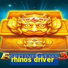 rhinos driver