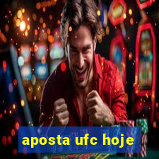 aposta ufc hoje