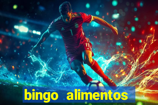 bingo alimentos para imprimir