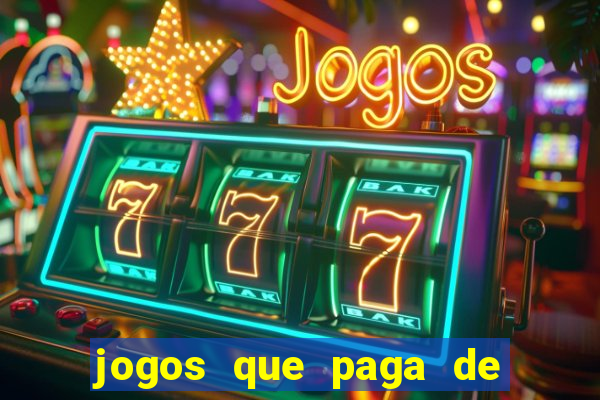 jogos que paga de verdade via pix