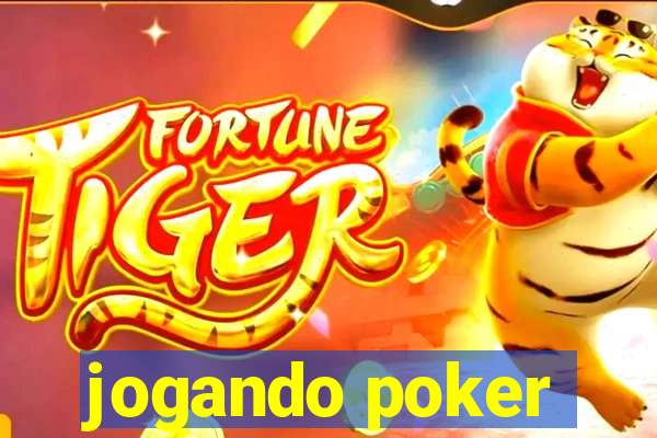 jogando poker