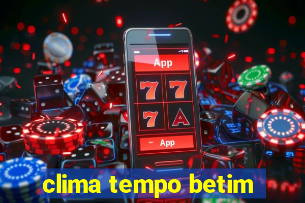 clima tempo betim