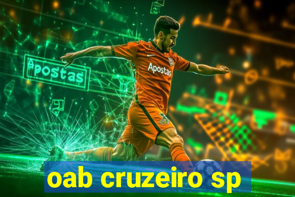 oab cruzeiro sp