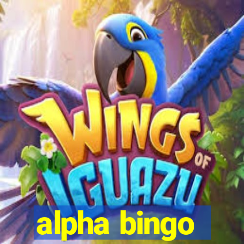 alpha bingo