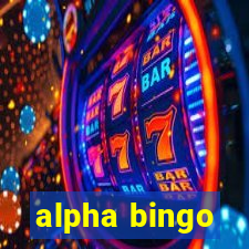 alpha bingo