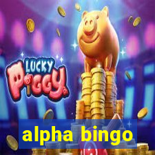 alpha bingo