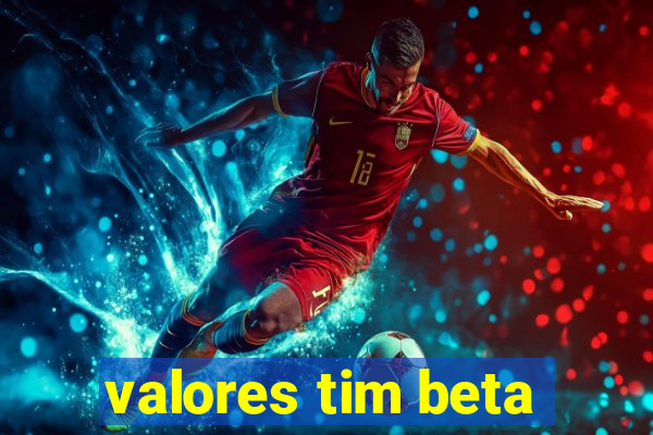 valores tim beta