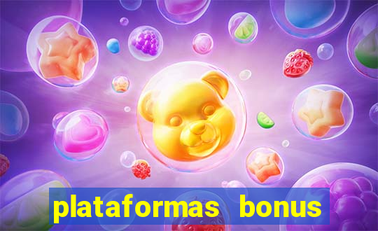 plataformas bonus no cadastro