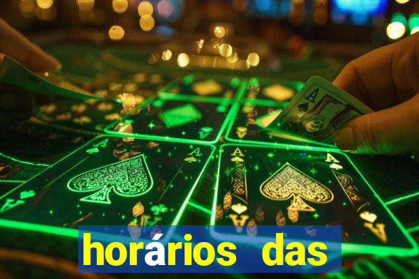 horários das plataformas de jogos