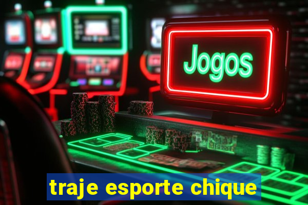 traje esporte chique