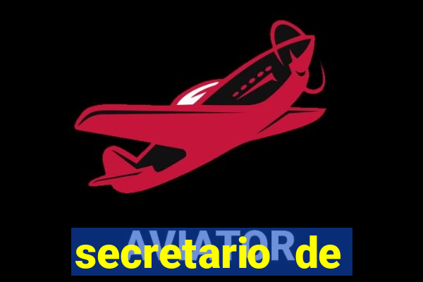 secretario de esporte salario