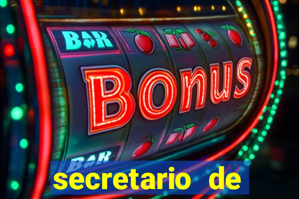 secretario de esporte salario