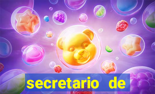 secretario de esporte salario