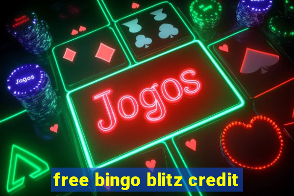 free bingo blitz credit