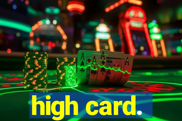 high card.