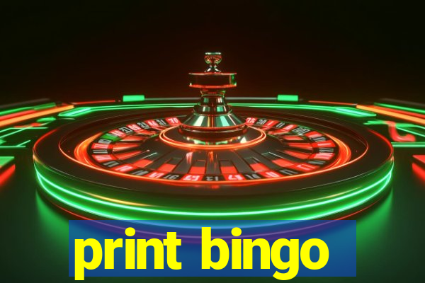 print bingo