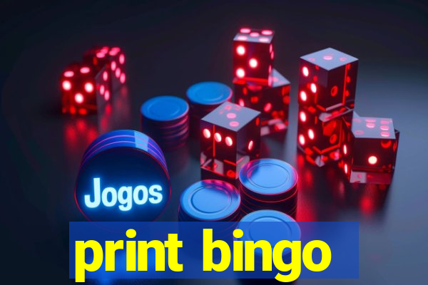 print bingo