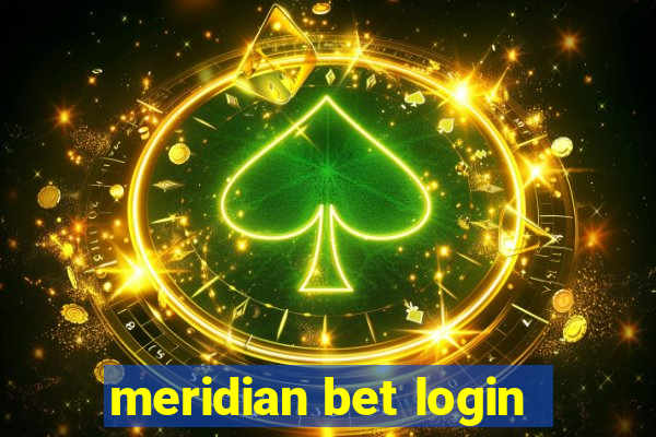 meridian bet login