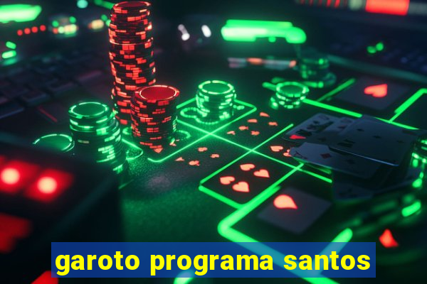 garoto programa santos