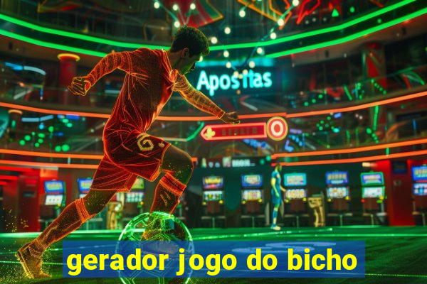 gerador jogo do bicho