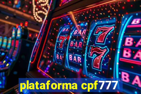 plataforma cpf777